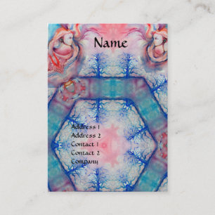 Carte De Visite AVALON Dame du lac, Réflexions magiques de l'eau