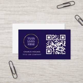 Carte de visite avec code QR