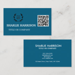 Carte de visite avec code QR