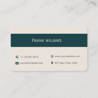 Carte de visite avec code QR design moderne