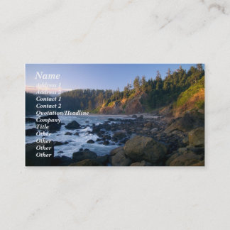 Carte de visite avec la photo