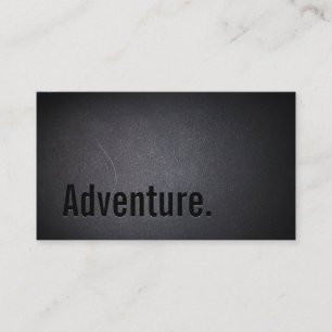 Carte De Visite Aventure Classy Black Out Travel