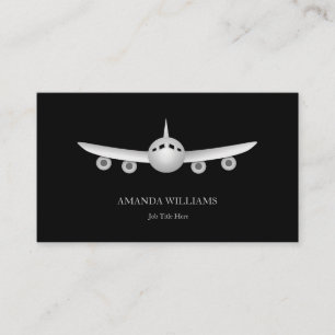 Carte De Visite Avion à réaction