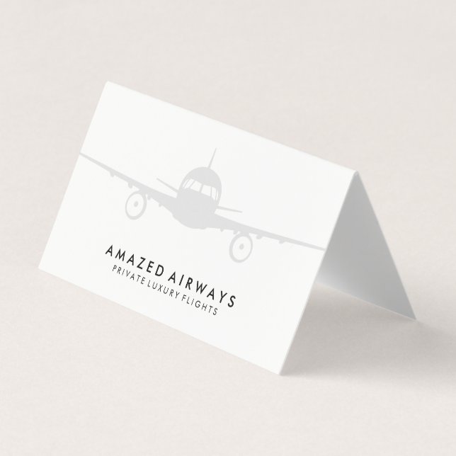 Carte De Visite Avion | Vols (Devant)