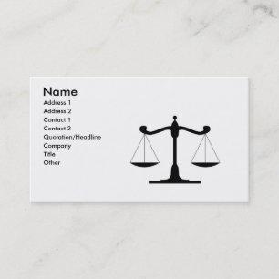 Carte De Visite Avocat