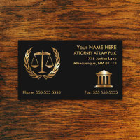 Avocat à Law Black and Gold