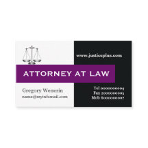 Avocat à l'échelle de la justice violet, noir