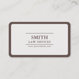 Carte De Visite Avocat Avocat Plain Round Corner