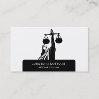 Carte De Visite Avocat / Avocat Professionnel Élégant