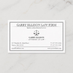 Carte De Visite Avocat de droit   Avocat