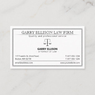 Carte De Visite Avocat de droit   Avocat