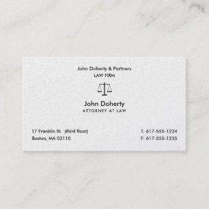 Carte De Visite Avocat de droit   Avocat