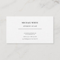 Avocat de droit Linen Minimaliste Professionnel
