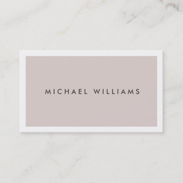 Carte De Visite Avocat - Élégant pour professionnel simple (Devant)