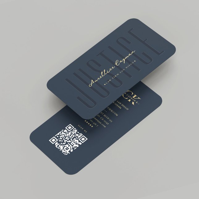 Carte De Visite Avocat moderne Monogramme Droit Cabinet Justice Bl (Modern Lawyer Monogram Law Firm Justice Dark Blue Business Card
)