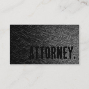 Carte De Visite Avocat Premier avocat en cuir Black Faux