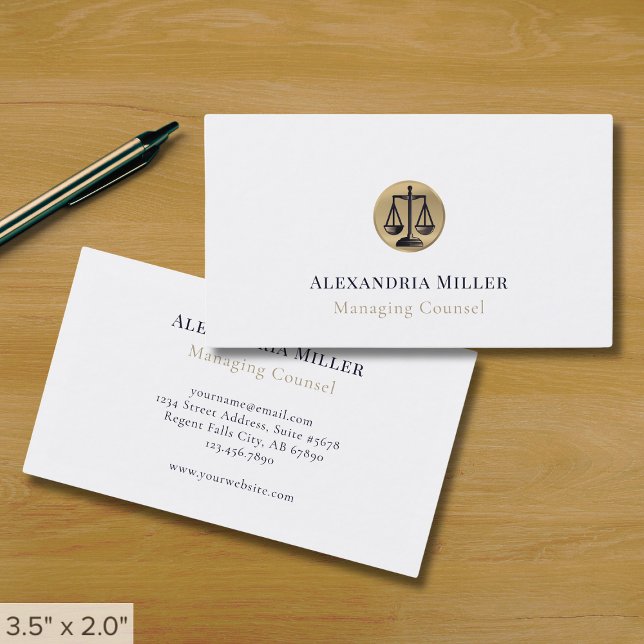 Carte De Visite Avocat professionnel (Créateur téléchargé)