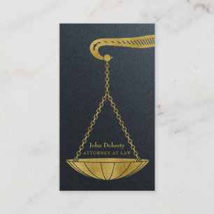 Carte De Visite Avocat professionnel   Or