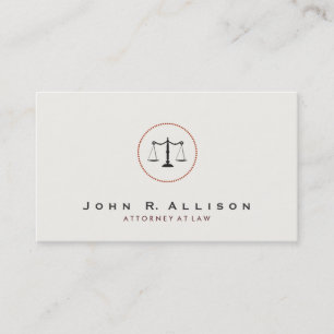 Carte De Visite Avocat simple et sophistiqué