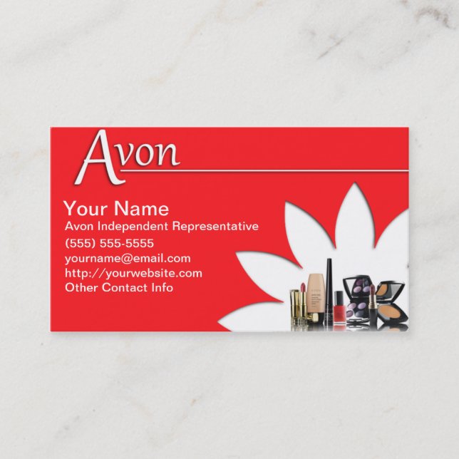 Carte De Visite Avon (Devant)