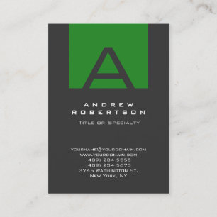 Carte De Visite Ayez une plaque moderne minimaliste imprimée