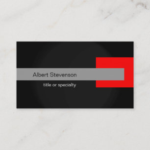 Carte De Visite Ayez une plaque moderne minimaliste imprimée