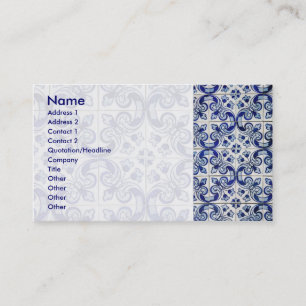 Carte De Visite Azulejo