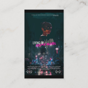 Carte De Visite Azure Lorica FanFilm Awards - Living In Crime Alle