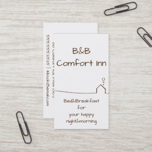 Carte De Visite B&B Comfort Inn