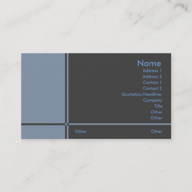 Carte de visite B-Professionnel (Devant)