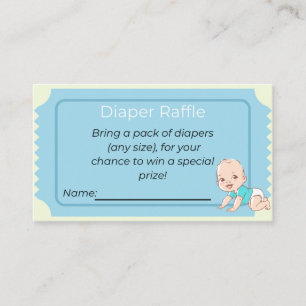 Carte De Visite Baby shower Déchets