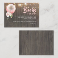 Baby shower Livres Demande Pink Gold Floral Balloo