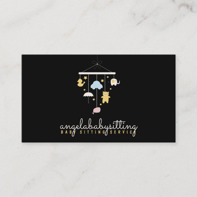 Carte De Visite Babysitter (Devant)