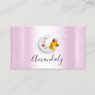 Carte De Visite Babysitter Nanny Professionnel Enfant Garderie Ros