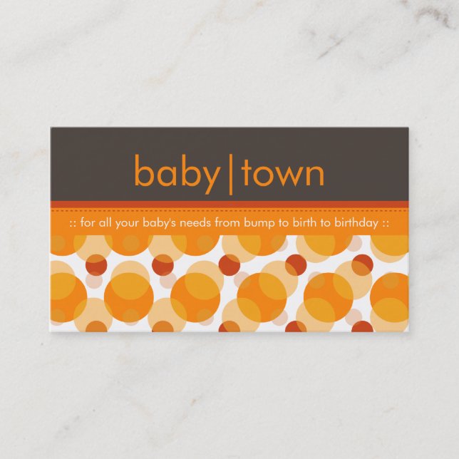 CARTE DE VISITE :: babytown 5 (Devant)