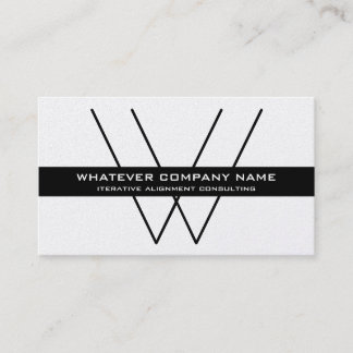 Carte De Visite Background Monogram Company/d'or de luxe personnel
