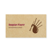 Bagpiper QR pour la location de pipette