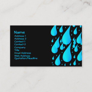 Carte De Visite Baisses de pluie