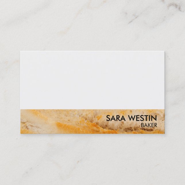 Carte De Visite Baker Baking Bakery Business Card (Devant)