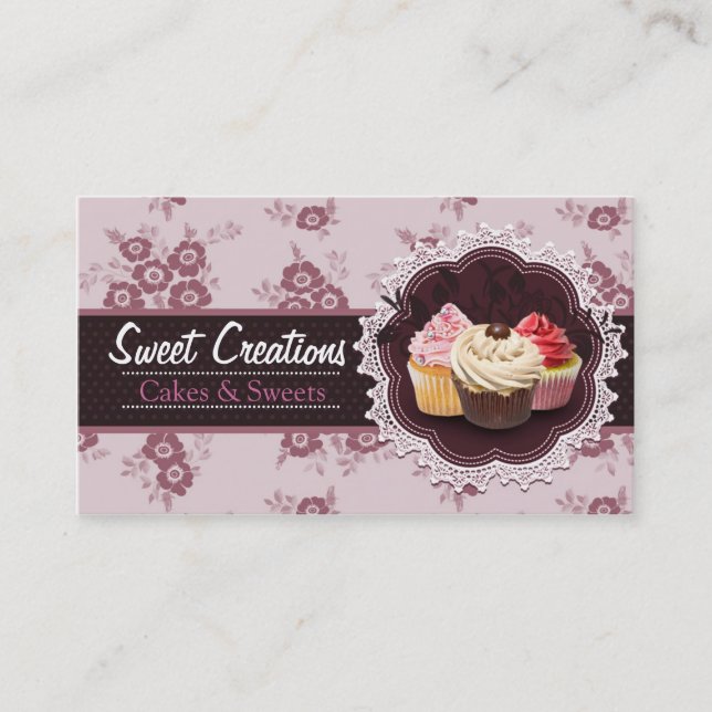 Carte De Visite Bakery/Cakes/Sweets Creations (Devant)