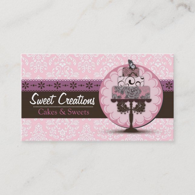 Carte De Visite Bakery/Cakes/Sweets Creations (Devant)