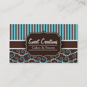 Carte De Visite Bakery/Cakes/Sweets Creations