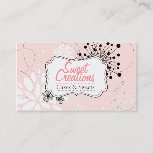 Carte De Visite Bakery /Cakes/Sweets Creations (Devant)