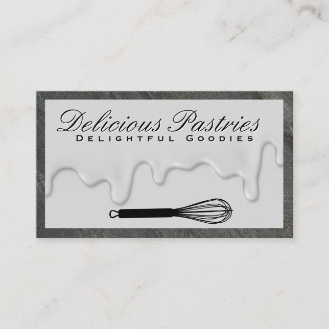 Carte De Visite Baking Whisk | Dégivrage (Devant)