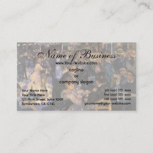 Carte De Visite Bal au Moulin de la Galette de Renoir