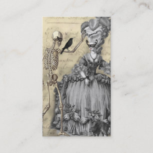 Carte De Visite Bal Masquerade Halloween
