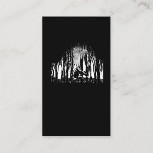 Carte De Visite Balade à pied dans la forêt de Yeti