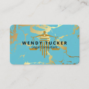 Carte De Visite Balance de la loi de justice   Conseil juridique