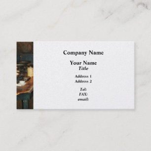 Carte De Visite Balance et aluminium - Platine