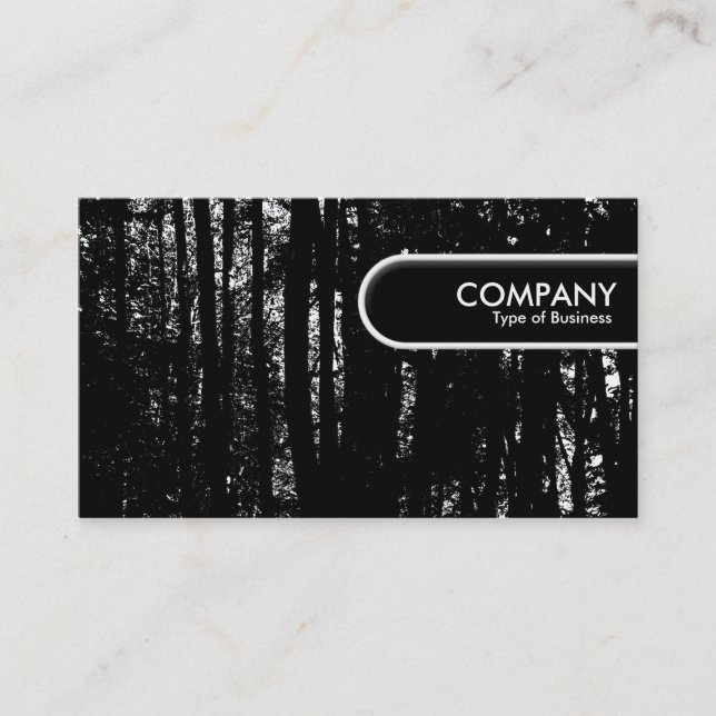 Carte De Visite Balise Arête arrondie - Bois foncé HC (Devant)